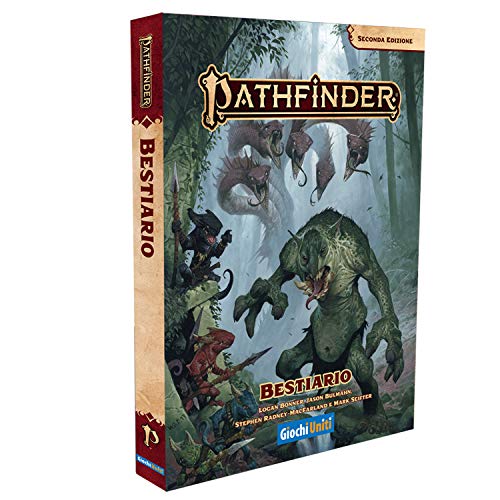Giochi Uniti- Pathfinder Seconda Edizione Bestiario 1 Juego de Entrenamiento, Color Illustrato (GU3609)