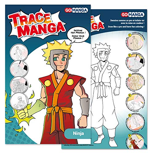 GO MANGA Ninja Trace manga, A4