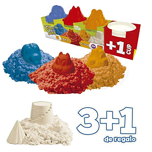 Goliath- Super Sand Botes 3+1 - Arena mágica, colores (83790.012) , color/modelo surtido