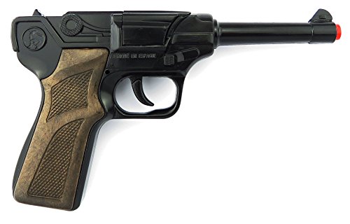 Gonher - Pistola Policía con 8 Disparos, Color Negro (124/6)