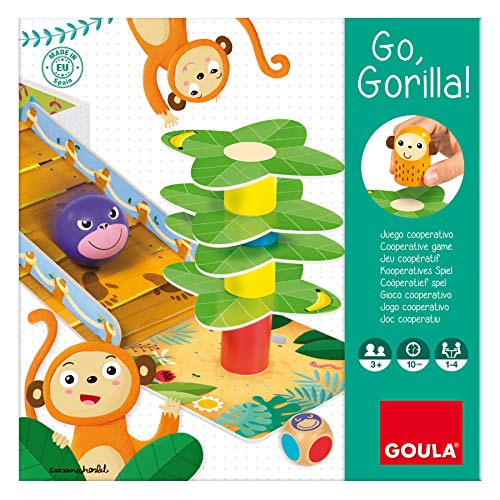 Goula - Go Gorilla - Juego de mesa preescolar a partir de 3 años