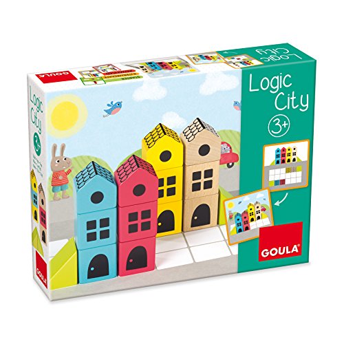 Goula- Logic City Juego Educativo para Niños, Multicolor (50200)