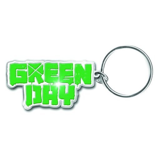 Green Day Band Name Logo Metal Detailed Keychain Keyring Fan Gift Idea Official