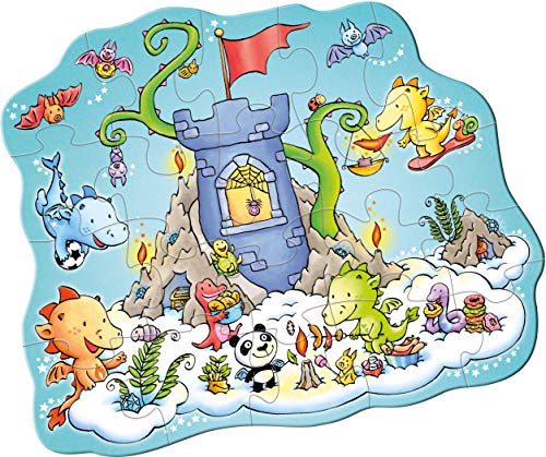 Haba-305466 Puzzle La Fiesta del Dragón Puzle Infantil, Multicolor (305466)