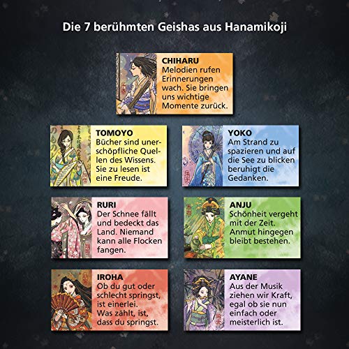 Hanamikoji - Erringe die Gunst der Geishas: Spiel für 2 Spieler