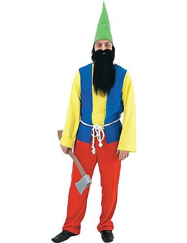 Happy Gnome Costume - Adult Male One Size (disfraz)