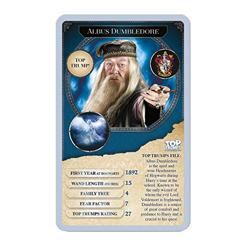Harry Potter Greatest Witches and Wizards Top Trumps Juego de Cartas