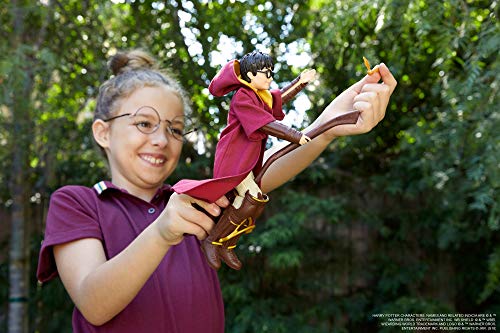 Harry Potter Muñeco Harry Quidditch, juguetes niños + 6 años (Mattel GDJ70)