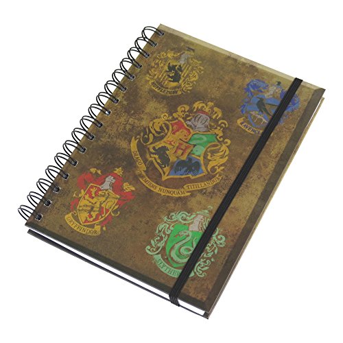 HARRY POTTER sr72083 Hogwarts de los Escudos – Cuaderno tamaño A5 Notebook