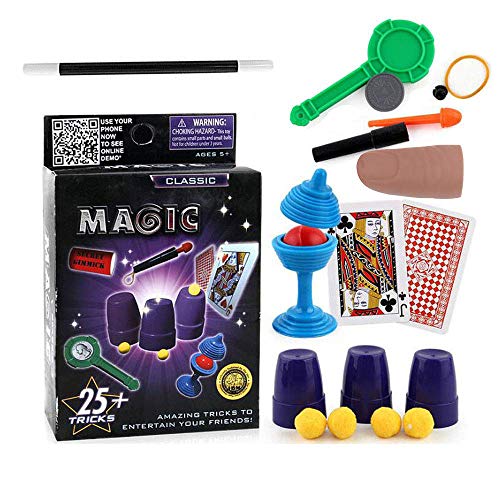 Harxin Juego de Magia,Magic Show,Trucos Magia Set Infantil Magos Caja Creativo Aprendizaje para Niños (Juegos de Magia)