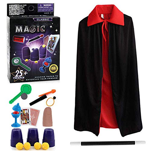 Harxin Juego de Magia,Magic Show,Trucos Magia Set Infantil Magos Caja Creativo Aprendizaje para Niños (Juegos de Magia)