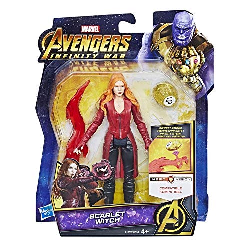 Hasbro Avengers Infinity War Personaje Scarlet Witch, Multicolor, e0605 _ e1419eu4 
