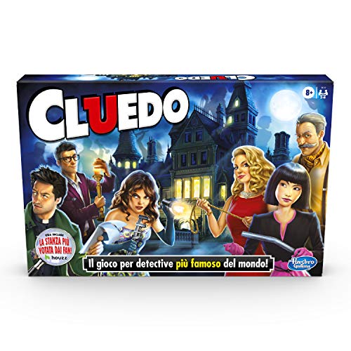 Hasbro Gaming Cluedo - Juego en Caja, versión 2020 en Italiano
