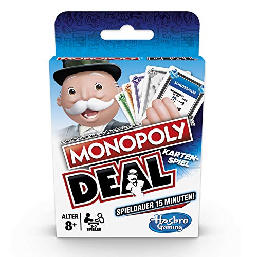 Hasbro Gaming E3113100 Monopoly Deal, Juego de Cartas, Multicolor