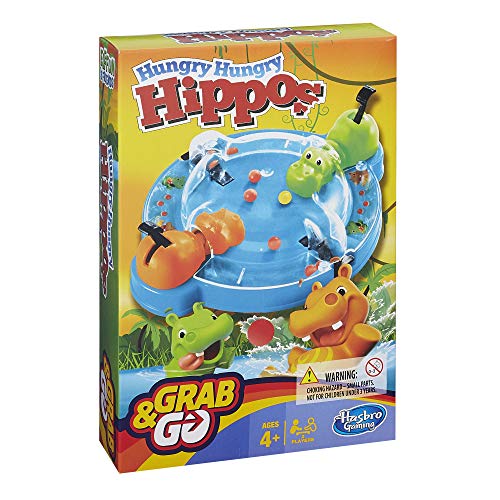 Hasbro Gaming Elefun & Friends Hungry Hipopos Grab & Go Juego
