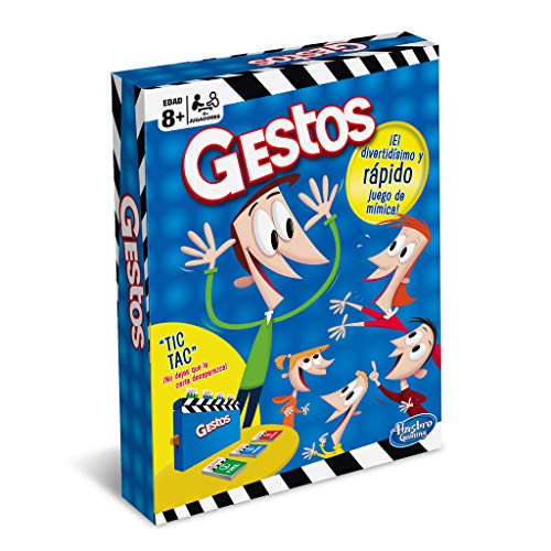 Hasbro Gaming Gestos (Versión Española) (B0638105) + Jenga Classic, única (A2120EU4)