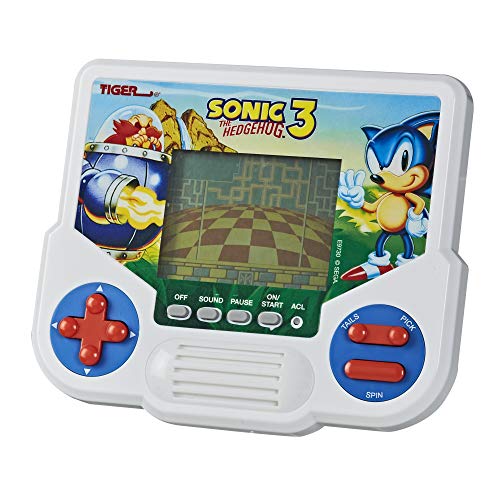 Hasbro Gaming Tiger Electronics Sonic The Hedgehog 3 - Videojuegos electrónicos con Pantalla LCD, edición retroinspirada, Juego de Mano para 1 Jugador, a Partir de 8 años