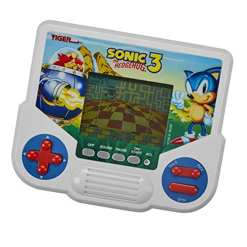 Hasbro Gaming Tiger Electronics Sonic The Hedgehog 3 - Videojuegos electrónicos con Pantalla LCD, edición retroinspirada, Juego de Mano para 1 Jugador, a Partir de 8 años