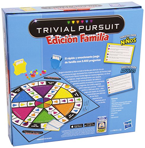 Hasbro - Juego de mesa Trivial, juego de familia (730137930)