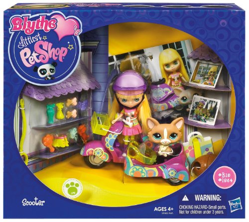 Hasbro Littlest Pet Shop Blythe & Pet Scooter