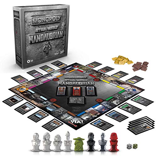 Hasbro Monopoly Edición Star Wars The Mandalorian, Juego en Caja Inspirado en la Serie de televisión The Mandalorian