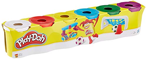 HASBRO Play-Doh c3898eu4 6 unidades, colores primarios plastilina , color/modelo surtido