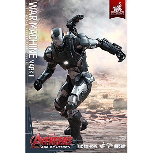 HOT Toys 1: 6 Escala War Machine Mark II Película Masterpiece Series de Marvel Avengers Edad de Ultron Figura Die-Cast