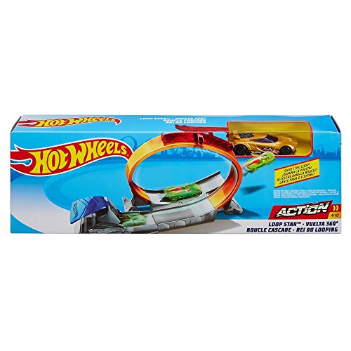 Hot Wheels Loop Star, pista de coches de juguete (Mattel FTH82) , color/modelo surtido