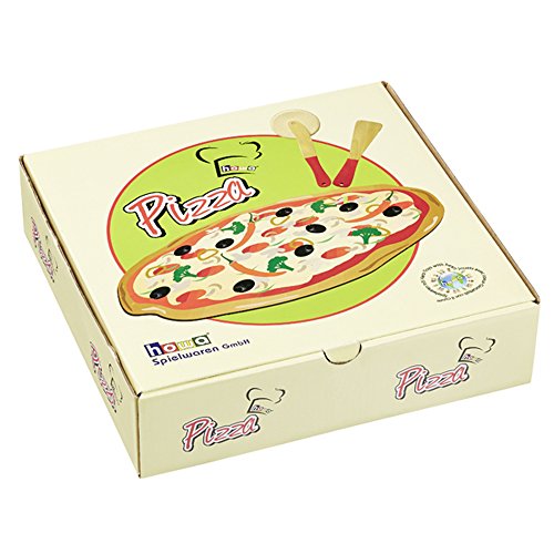 Howa, Juego de Pizza con cortapizza, espátula y Caja de Pizza para niños 4870