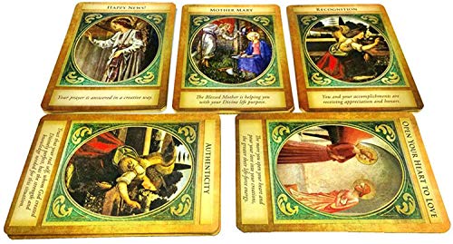 HYLL Carta del Tarot arcángel Gabriel, 44pcs / Set Oracle Cards, Junta adivinación Juego de Cartas Juego de animación para los Principiantes, edición Inglés