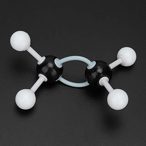 Hztyyier Kit de Modelo Molecular de 179 Piezas Conjunto de Estructura de química inorgánica y orgánica Conjunto de Modelo de Enlace atómico para Estudiante Maestro