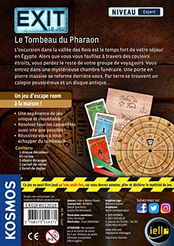 IELLO - Exit Tombeau du Pharaon Jeux de Société, 51437.0
