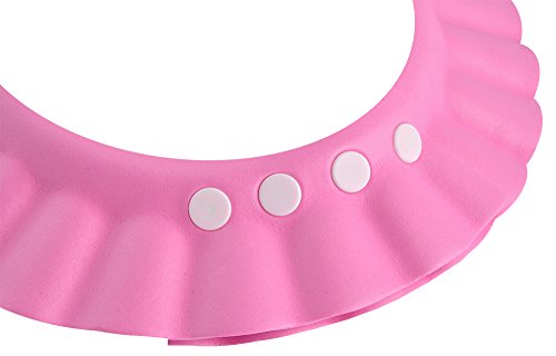 ISO TRADE Gorro de Ducha para Niños Pequeños - Sombrero de Ducha Sombrero Gorra Escudo Rosado/Azul 1835, Farbe / Color:Rosa / Pink