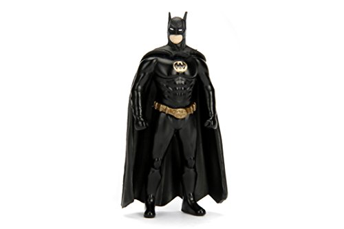 Jada Modelo Batmobile de Batman Forever 22 cm Escala 1/24 con Figura de Batman – 100% Original Oficial DC Comics Toys