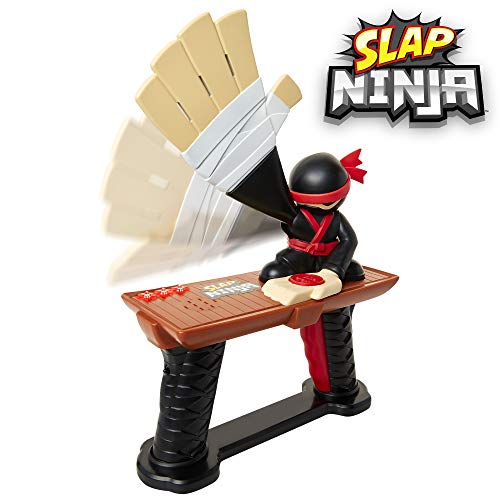 Jakks 151034 Slap Ninja - Juego rápido para 2 Jugadores, Prueba los Reflejos y la Capacidad de Respuesta, Adecuado para niños a Partir de 4 años