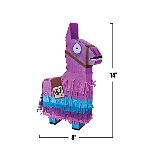 Jazwares-Fortnite La piñata de la Llama, Color Rosa/Azul/Negro, Talla única (FNT0009)