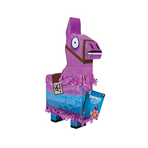 Jazwares-Fortnite La piñata de la Llama, Color Rosa/Azul/Negro, Talla única (FNT0009)