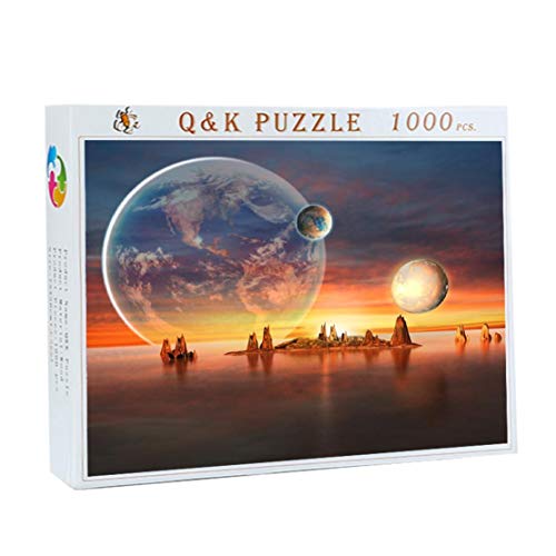 Jigsaw Puzzle, 1500 Piezas Rompecabezas de Juguete, Juegos de Rompecabezas para la Familia,Puzzle de Madera de 1500 PiezasTorre minera