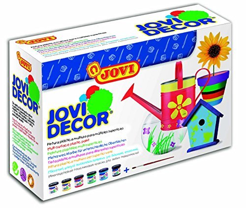 Jovi 670 - Pack de 6 botes de pintura acrilica, colores surtidos