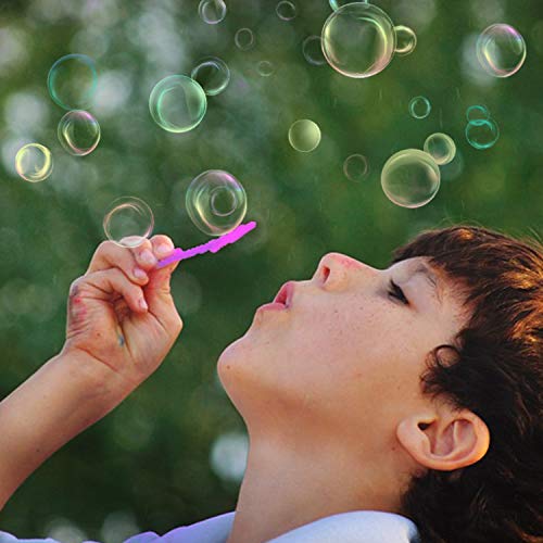 Joyibay Maquina de Burbujas, Burbujas de Jabón Kit de Varita de Burbujas Creativo Bubbles Maker para Juegos al Aire Libre en Interiores y Fiestas de Cumpleaños（15PCS）