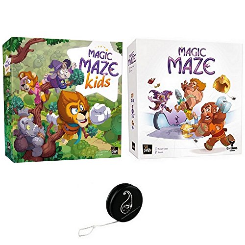 Juego de 2 juegos VF: Magic Maze Kids + Magic Maze + 1 Yoyo Blumie.