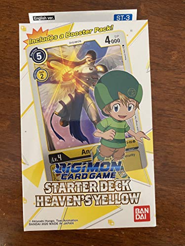 Juego de Cartas Digimon: Baraja de iniciación - Cielo Amarillo ST-3