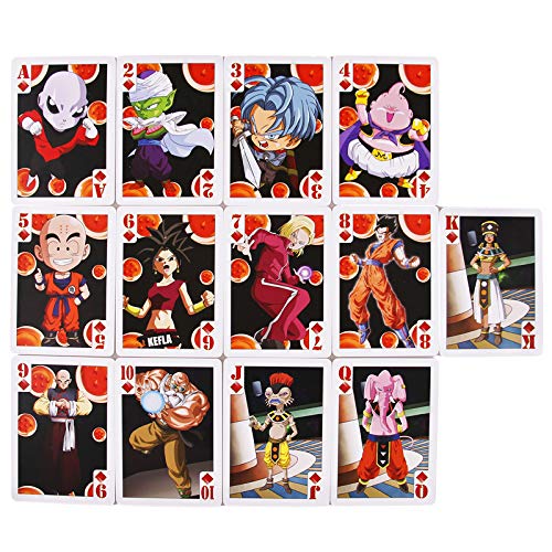 Juego de Cartas Dragon Ball Poker World Colection,baraja de Cartas de Poker basadas en el Universo de Dragon Ball,Anime,Juego de Mesa,baraja de Cartas