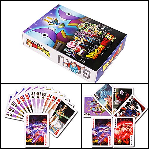 Juego de Cartas Dragon Ball Poker World Colection,baraja de Cartas de Poker basadas en el Universo de Dragon Ball,Anime,Juego de Mesa,baraja de Cartas