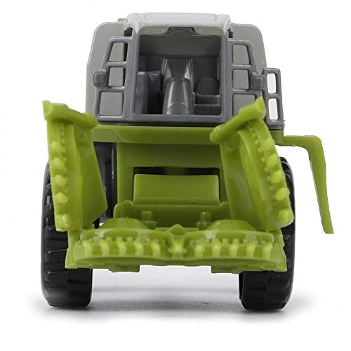 Juguete modelo de coche de cosechadora agrícola de simulación para niños, juguete de vehículo de coche de granjero de aleación de mini agricultor para niños escala 1:50