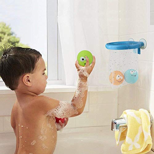 Juguetes Baño Bañera Juegos de Agua Orgsnizador Baño Mini Canasta 5 PCS per Niños 12 Meses+