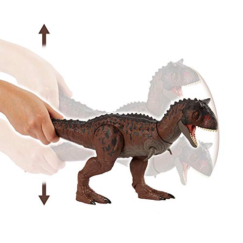 Jurassic World Control N´Conquer Carnotaurus Toro, dinosaurio de juguete para niños y niñas +4 años (Mattel GNL07)