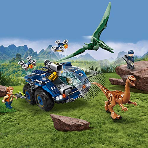 Jurassic World Fuga del Gallimimus y el Pteranodon Figuras de Dinosaurio Juego de Construcción para Niños 8+, Multicolor (Lego ES 75940)