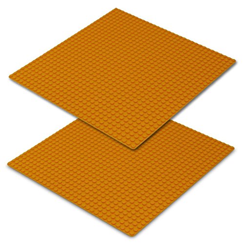 Katara- Juego de Placas de Construcción Compatible con Lego, Sluban, Papimax, Q-Bricks, Color 2 x naranja, 2, 3232 Pernos (1672-054) , color/modelo surtido