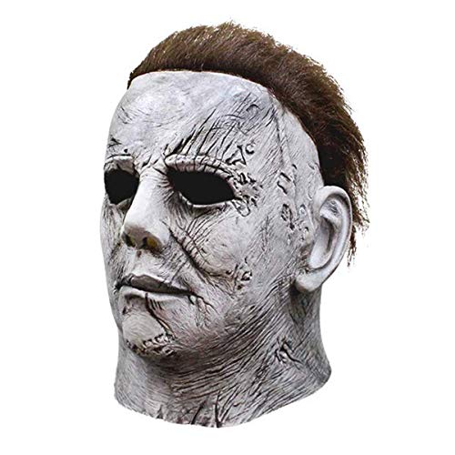 KELAND Máscara de Michael Myers Halloween Mask Carnaval Horror Cosplay Disfraz (Gris)
